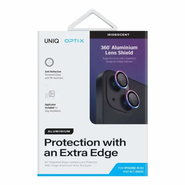 UNIQ OPTIX CAMERA LENS IPHONE 14 | IRIDESCENT